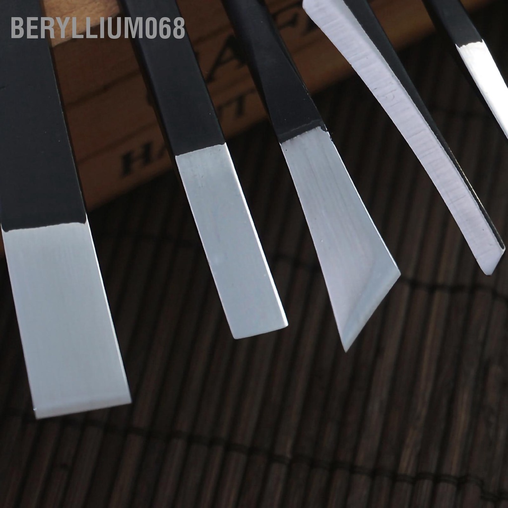 Beryllium068 7 cái Bộ Dao Làm Móng Chân mọc ngược Lưỡi Công Cụ Chăm Sóc Tay Cắt Lớp Biểu Bì