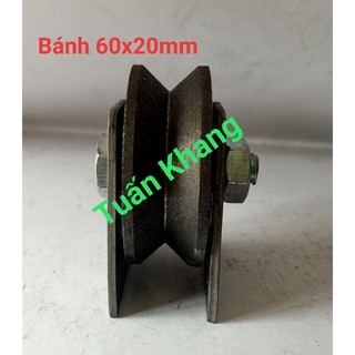 Bánh xe cửa sắt rãnh V