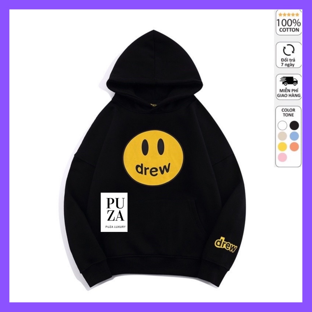 Áo hoodie nam nữ Unisex Drew oversize form rộng phong cách hàn quốc