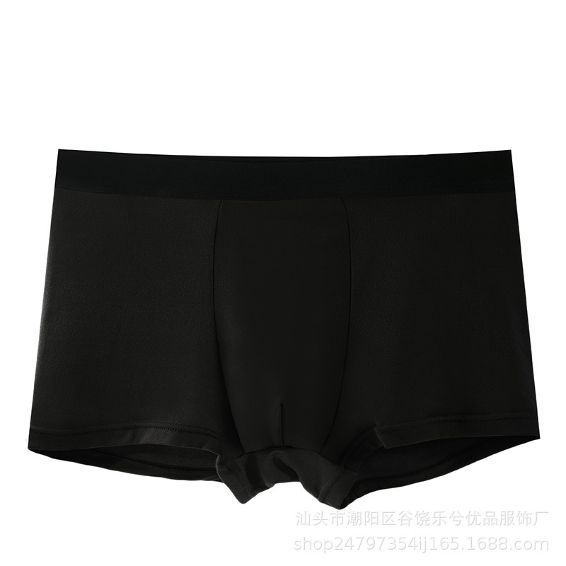 Quần sịp nam,quần lót đùi nam cotton co giãn cạp quần màu đen mềm mịn,thoáng khí kháng khuẩn, thấm hút vượt trội ZC01A