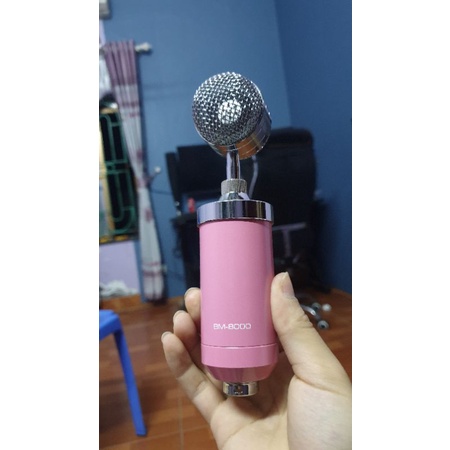 [Mã ELHACE giảm 4% đơn 300K] Micro hát Karaoke chuyên nghiệp BM8000+Màng lọc+Shockmount