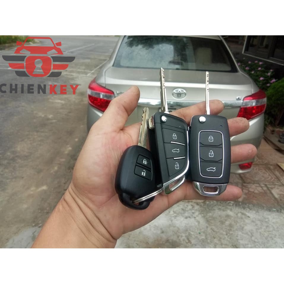 CHÌA KHÓA Ô TÔ ĐỘ GẬP CHO DÒNG XE TOYOTA VIOS