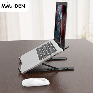 Giá đỡ laptop - Kệ đỡ laptop - tản nhiệt laptop, điều chỉnh độ cao, gập gọn lại được