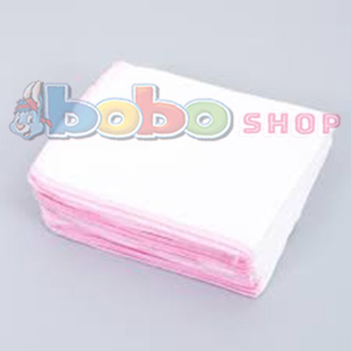 Gói Khăn Sữa Nhật 5 Lớp Siêu Thấm Hút Con Chó Trắng Cuốn Biên 30x30cm