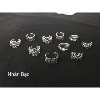 [LUCID][rẻ vô địch] [Ảnh thật] Nhẫn Bạc 925 Chrome Heart hình Ngôi sao cá tính