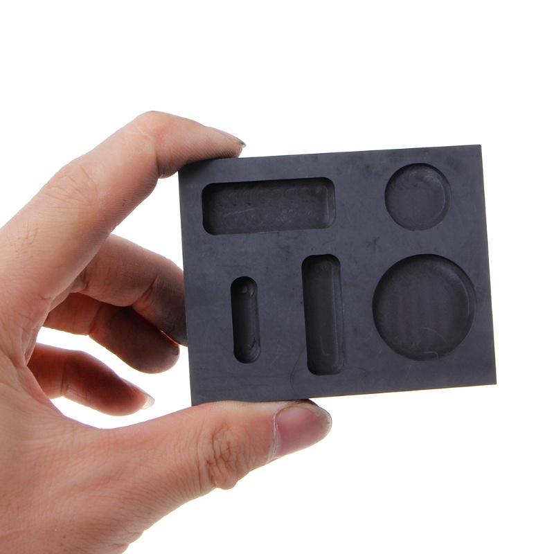 Pcf * Khuôn Kim Loại Nấu Tan Chảy Graphite Màu Vàng / Bạc Có Độ Bền Cao