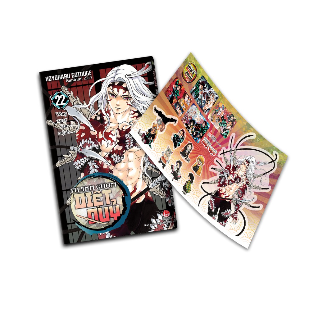 Truyện tranh - Thanh Gươm Diệt Quỷ - Kimetsu No Yaiba - Tập 22: Vòng Xoay Vận Mệnh - Tặng Kèm Sticker Tổng Hợp | BigBuy360 - bigbuy360.vn