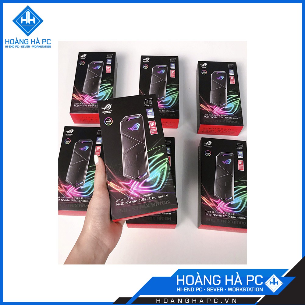 BOX Ổ CỨNG SSD M.2 NVME PCIE ASUS ROG STRIX ARION ESD-S1C