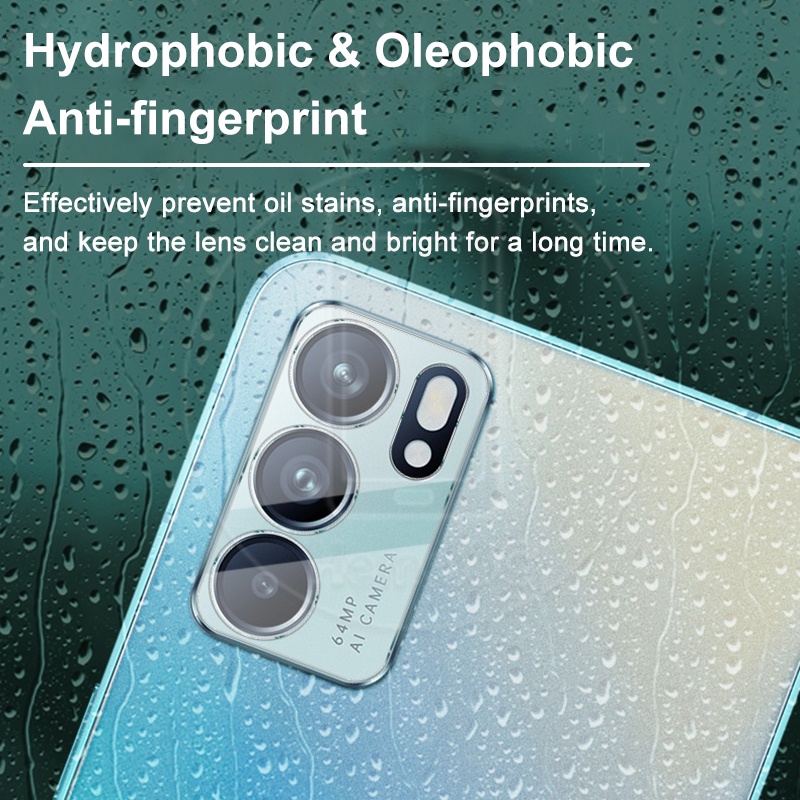 Kính cường lực bảo vệ camera cho Oppo Reno 4 5 6 6Z Pro Reno6Z Reno6 4g 5g