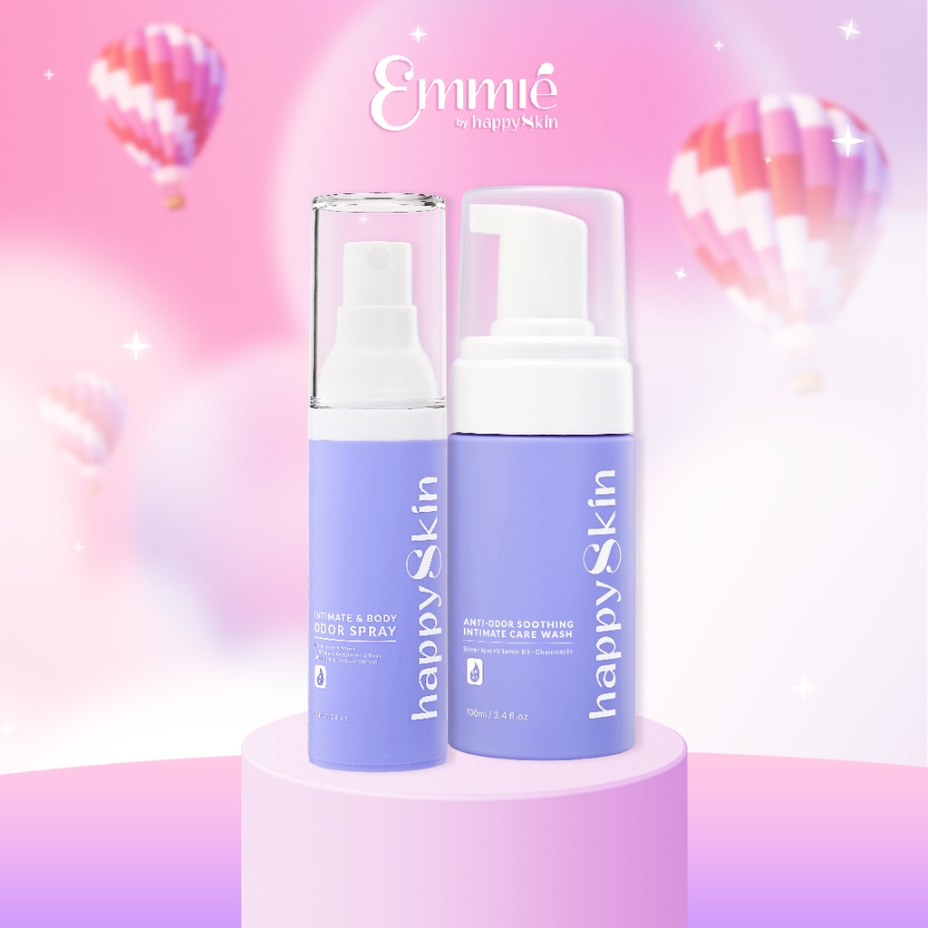 Combo Gìn Giữ Tình Yêu Emmié Intimate Care: Xịt Khử Mùi 30ml + Dung Dịch Vệ Sinh 100ml