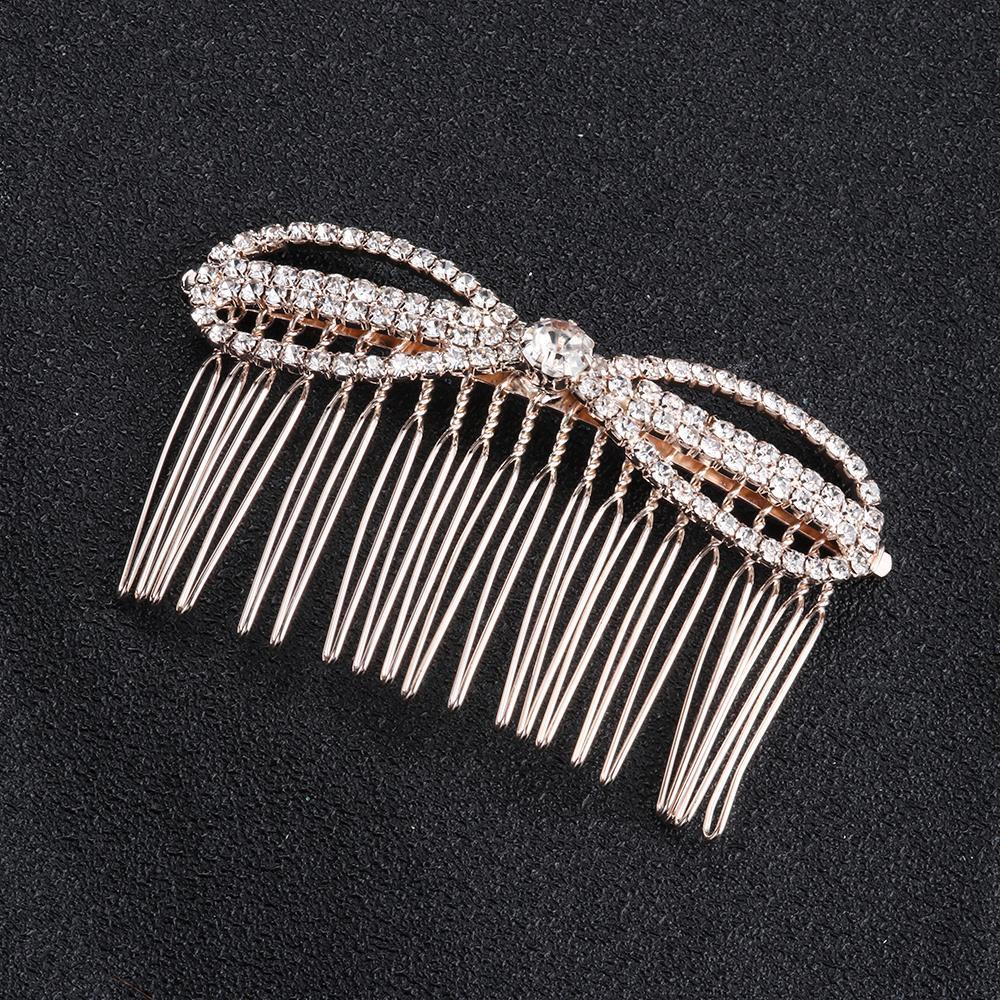 Kẹp Tóc Đính Đá Lấp Lánh Thời Trang Cho Cô Dâu