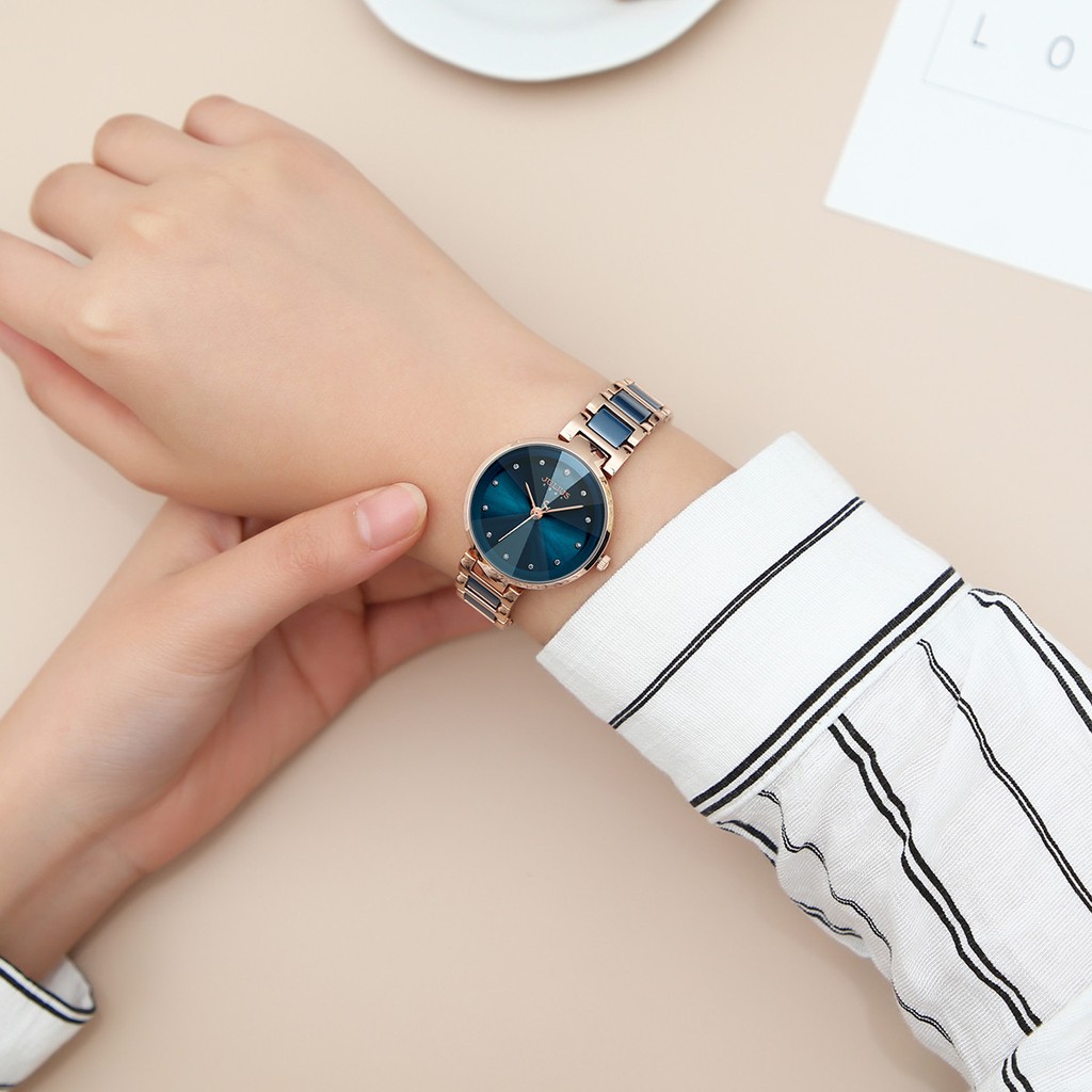 Đồng hồ nữ dây thép và Ceramic Julius JA-1209 [Julius Official]