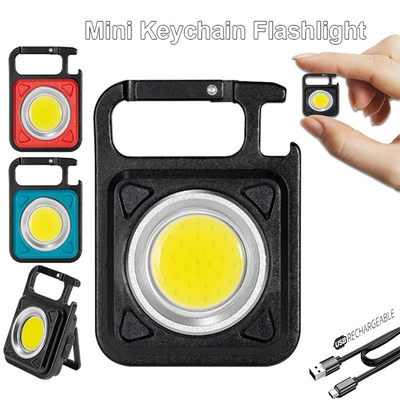 Đèn LED COB Mini Chống Thấm Nước Bỏ Túi Loại C Sạc USB Tiện Dụng