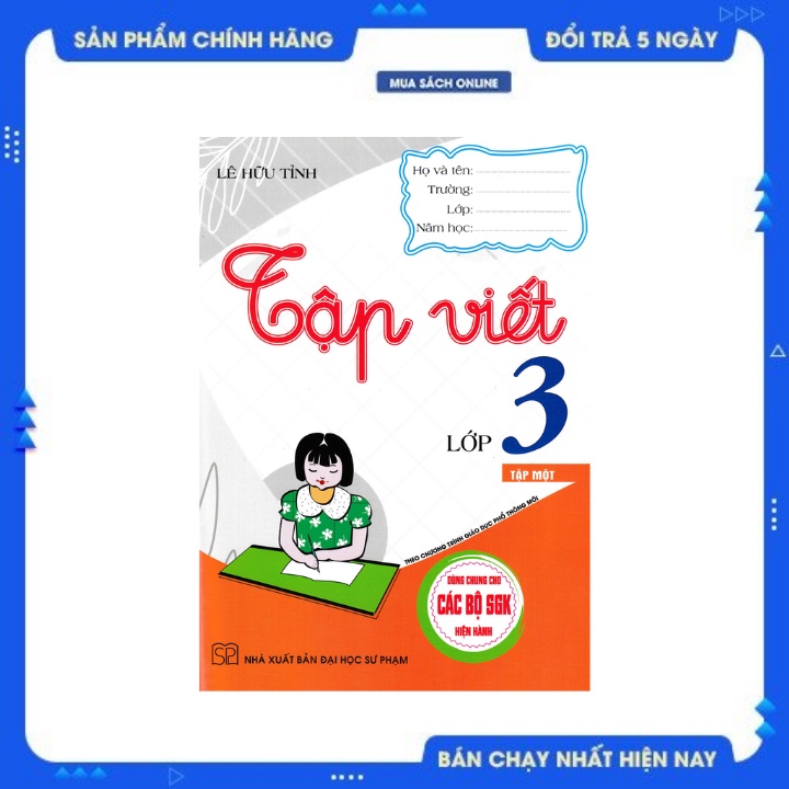 Sách Bổ Trợ - Tập Viết Lớp 3 - Tập 1 (Dùng Chung Cho Các Bộ SGK Hiện Hành)