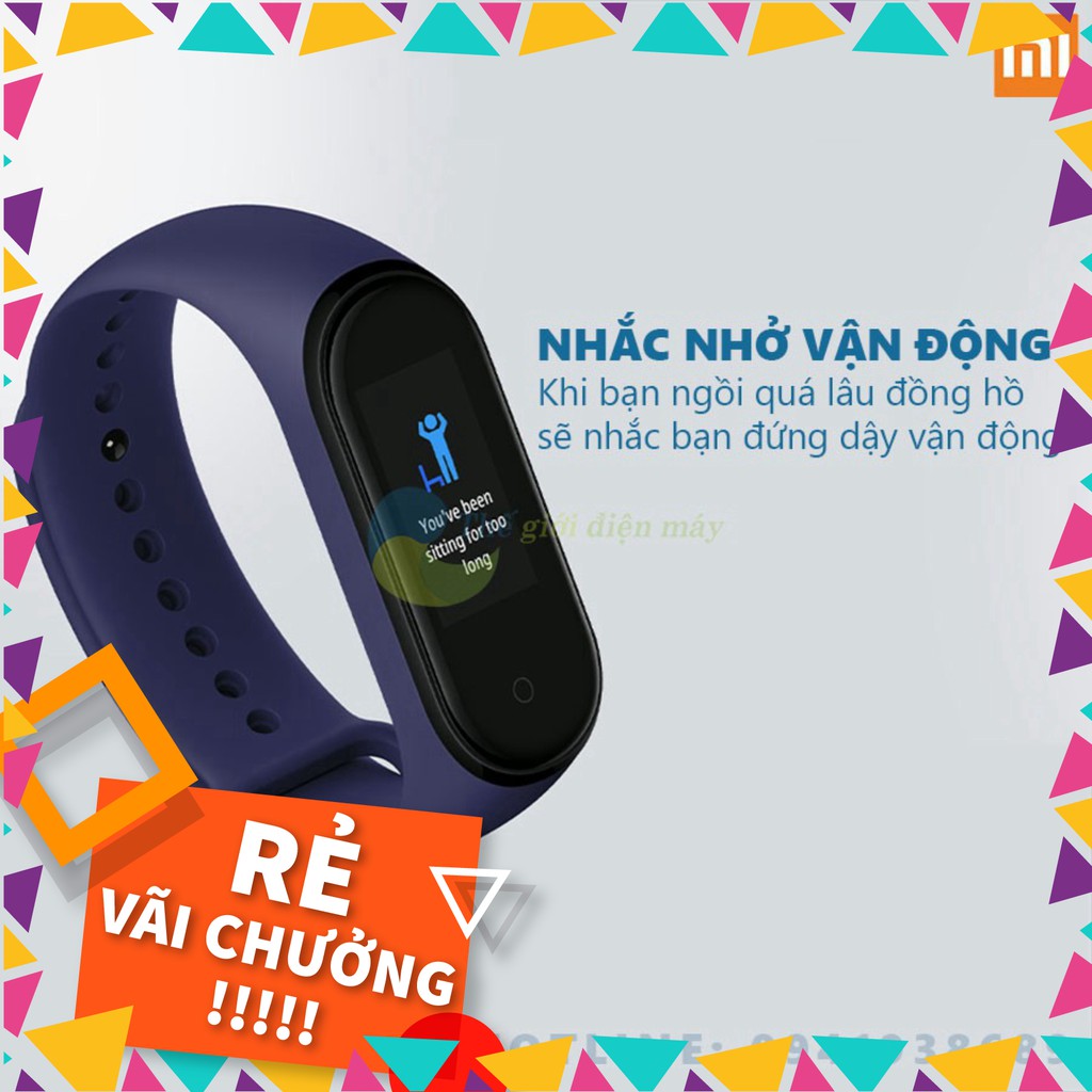 [SALE] [Bản quốc tế] Đồng hồ thông minh Xiaomi Mi band 4 có tiếng việt Smart watch miband 4 - Bảo hành 12 tháng .