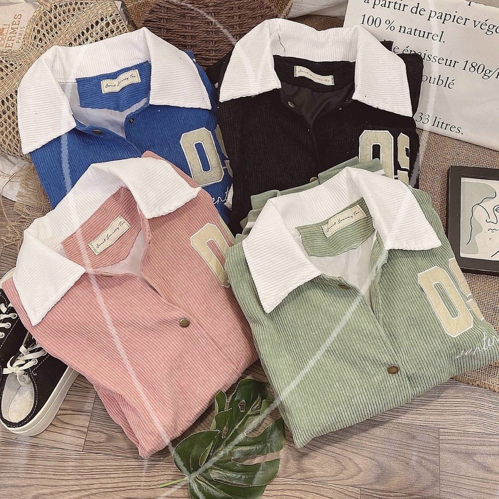 Áo Khoác Bomber Nhung Tăm Nam Nữ Form Rộng Cực Xịn - Đăng Quang Clouther