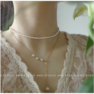 Vòng cổ chữ Y đính hạt trai phong cách cổ điển cho nữ ( chiếc ) | BigBuy360 - bigbuy360.vn