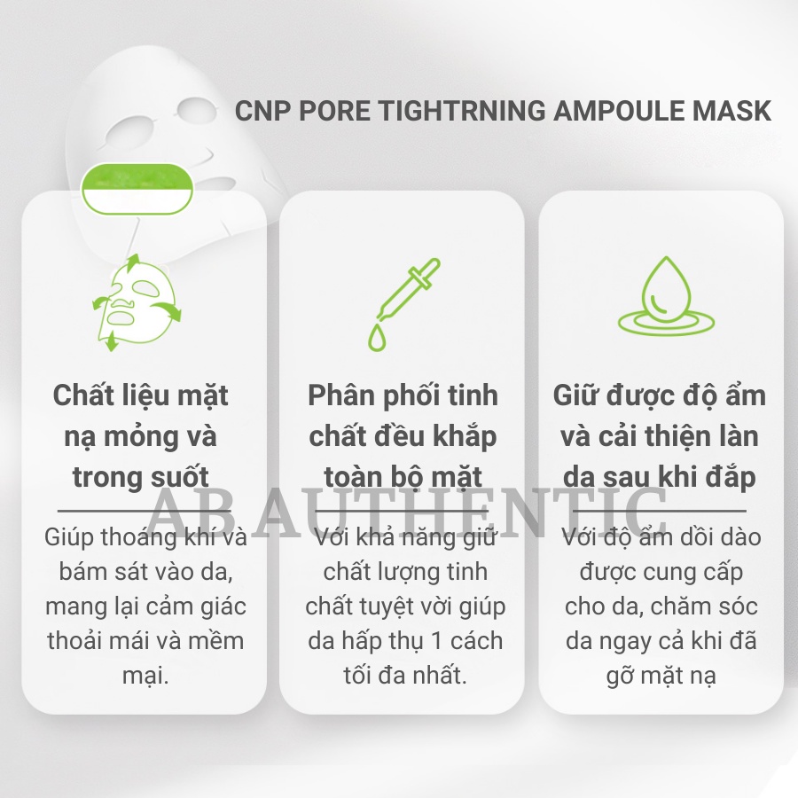 Mặt nạ giấy CNP Laboratory Ampule Mask 25ml- AB Authentic