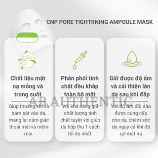 [ Top 1 bán chạy] Mặt nạ giấy dưỡng sáng, cấp ẩm và làm dịu da CNP Laboratory Ampule Mask 25ml - AB AUTHENTIC