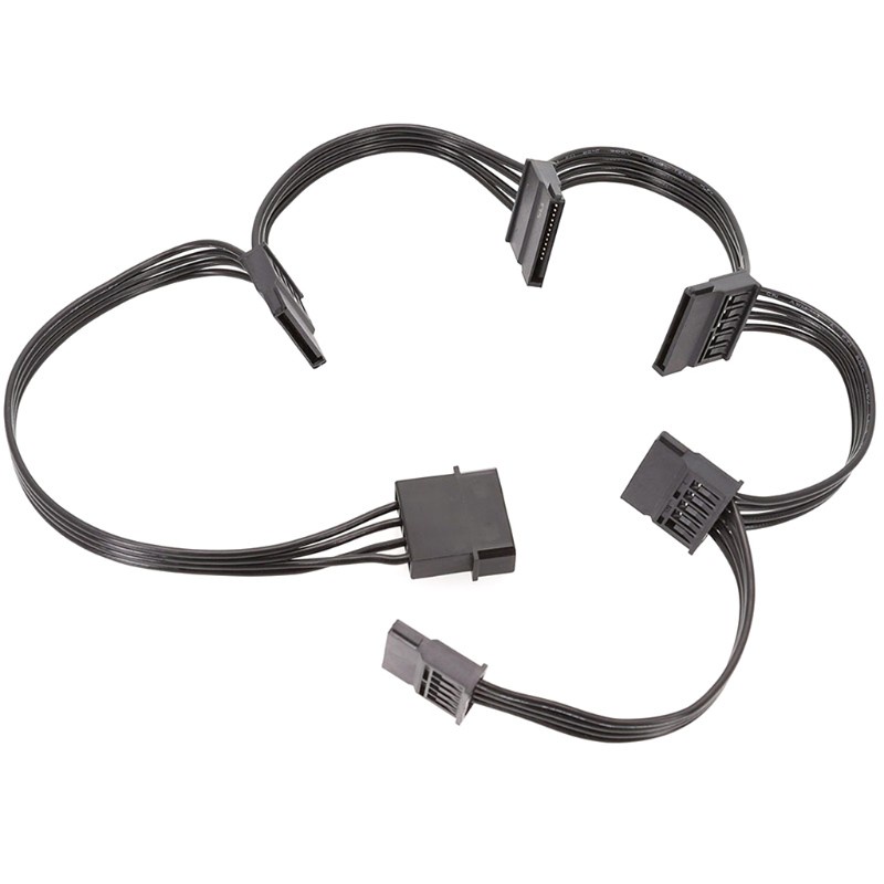 Dây Cáp Chuyển Đổi Hsv 4pin Ide Sang 5 Sata 1 Sang 5 Cho Ổ Cứng Sata | BigBuy360 - bigbuy360.vn