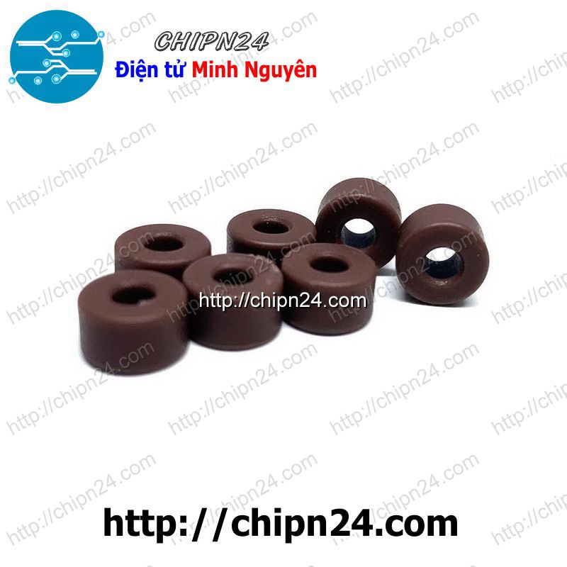 [10 CÁI] (F103.P) Vòng nhựa chặn mũi khoan CNC V12 Nâu Đậm