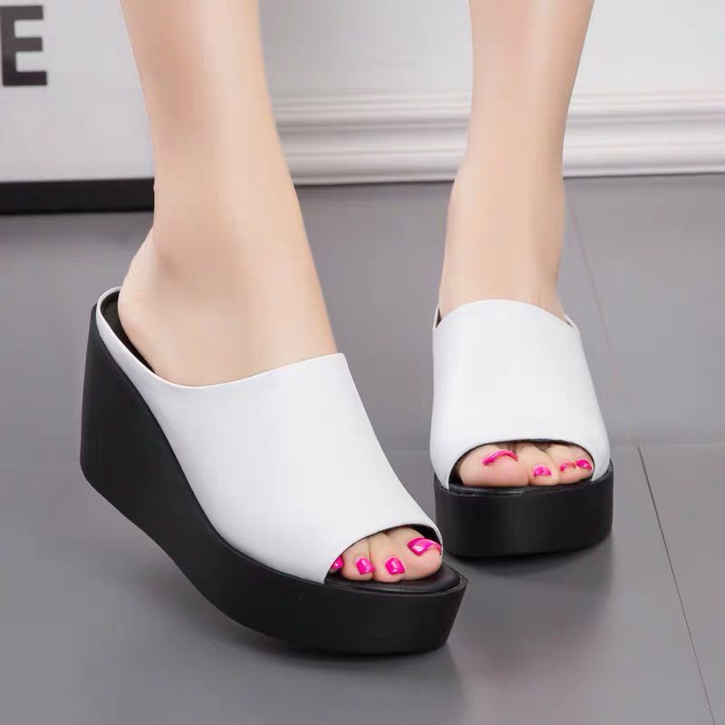 Dép xuồng đế đúc thời trang korea - D355