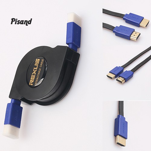 Dây Cáp Hdmi Tốc Độ Cao Có Thể Thu Gọn Cho Máy Ảnh Kỹ Thuật Số / Máy Tính Bảng / Pc