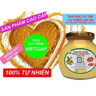 [100% Tự nhiên] Tinh bột nghệ Hoàng Minh Châu Hưng Yên - Lọ 100gr
