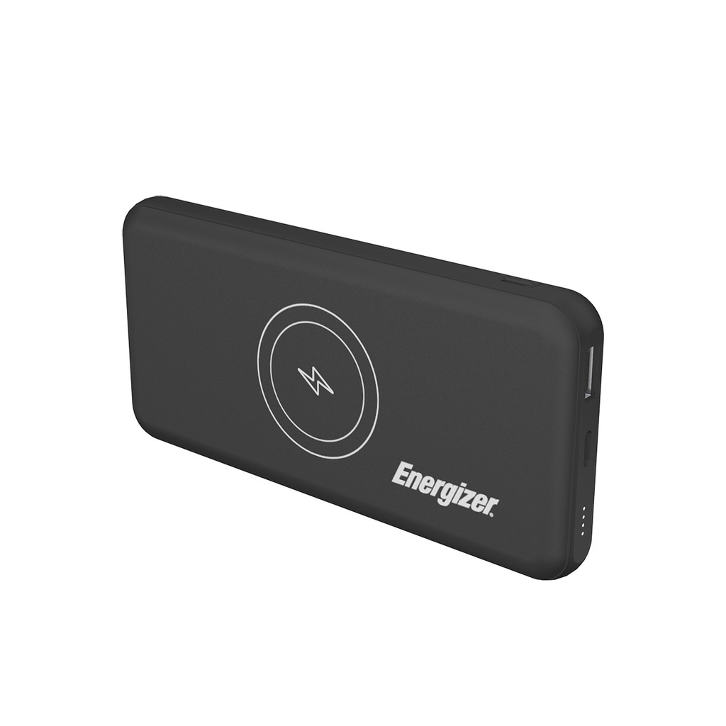 [Mã ELMALL8 giảm 8% đơn 500K] Sạc dự phòng Energizer 10,000mAh /3.7V Li-Polymer - QE10007BK - tích hợp không dây