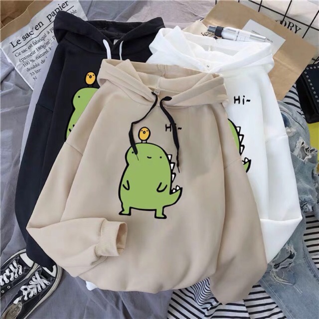 Áo hoodie khủng long Hi Y&V