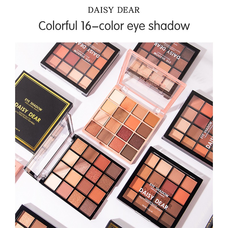 (Hàng Mới Về) Bảng Phấn Mắt 16 Màu Chống Nước Lâu Trôi Tiện Dụng | BigBuy360 - bigbuy360.vn