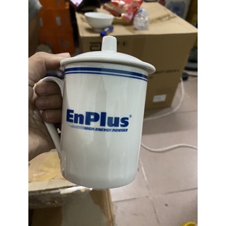 Ly sứ có nắp quà tặng sữa enplus