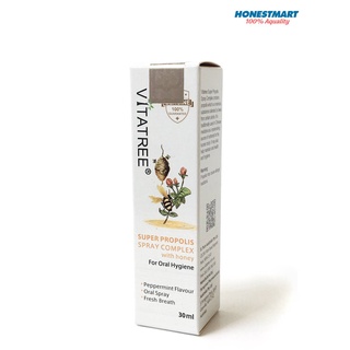 Xịt keo ong giảm ho Vitatree Super Propolis Spray Complex 30ml
