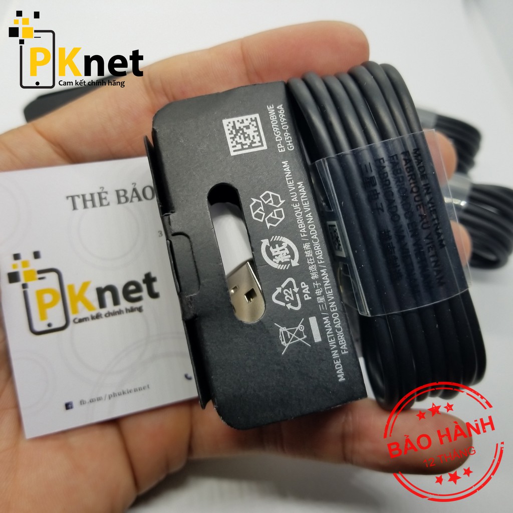 Cáp sạc nhanh Samsung USB- Type C chính hãng [Bảo hành 1 đổi 1]