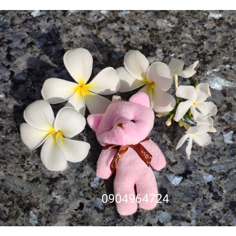 Gấu bông teddy mini 12 cm, gắn móc khoá cực dễ thương, làm quà tặng.