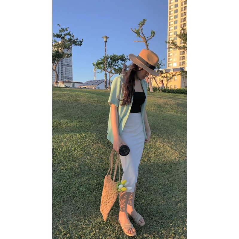 Áo khoác blazer ngắn tay đủ màu mang được 2 kiểu (nhận may theo số đo) | BigBuy360 - bigbuy360.vn