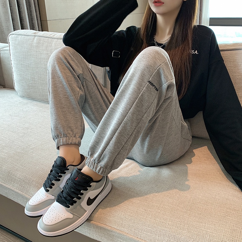 NRVP Quần Thể Thao Nữ Ống Rộng Thời Trang Hàn Quốc