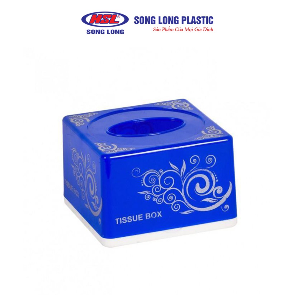 Hộp giấy vuông hoa Song Long Plastic - 2401