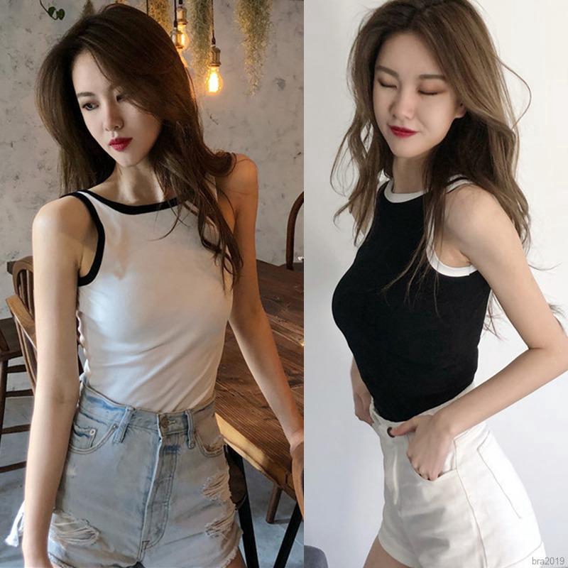 Áo Tank Top Không Tay Màu Trơn Gợi Cảm Thời Trang Cho Phụ Nữ | BigBuy360 - bigbuy360.vn