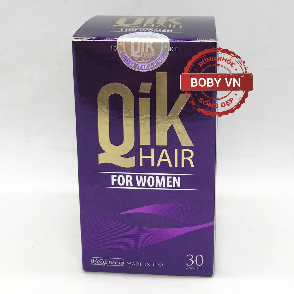 QIK (FOR WOMEN) - Cải thiện tình trạng rụng tóc, kích thích mọc tóc cho nữ giới
