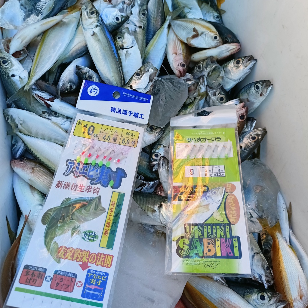 Sabiki, lưỡi lông kim tuyến, lưỡi nhán lông cá trát, nục, bè chang...