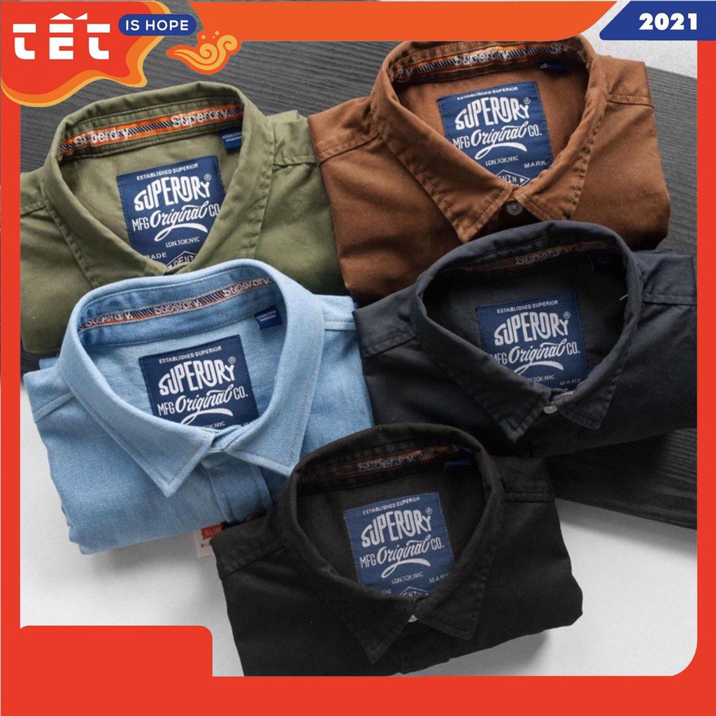 Áo sơmi cộc tay kaki thêu túi ASMCT04