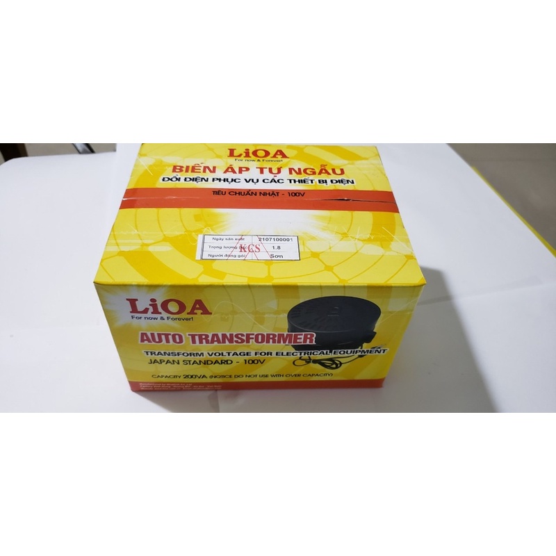 Biến áp đổi nguồn lioa vào 220v ra 100v, 120v, 110v