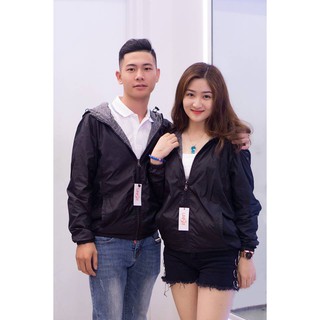 Áo gió 2 mặt nam nữ