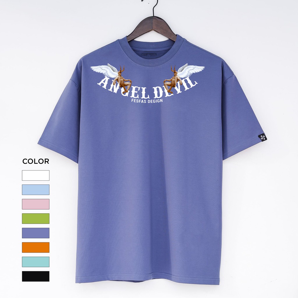 Áo thun ANGEL DEVIL-áo thun UNÍSEX,vải thun 100% cotton (V46)