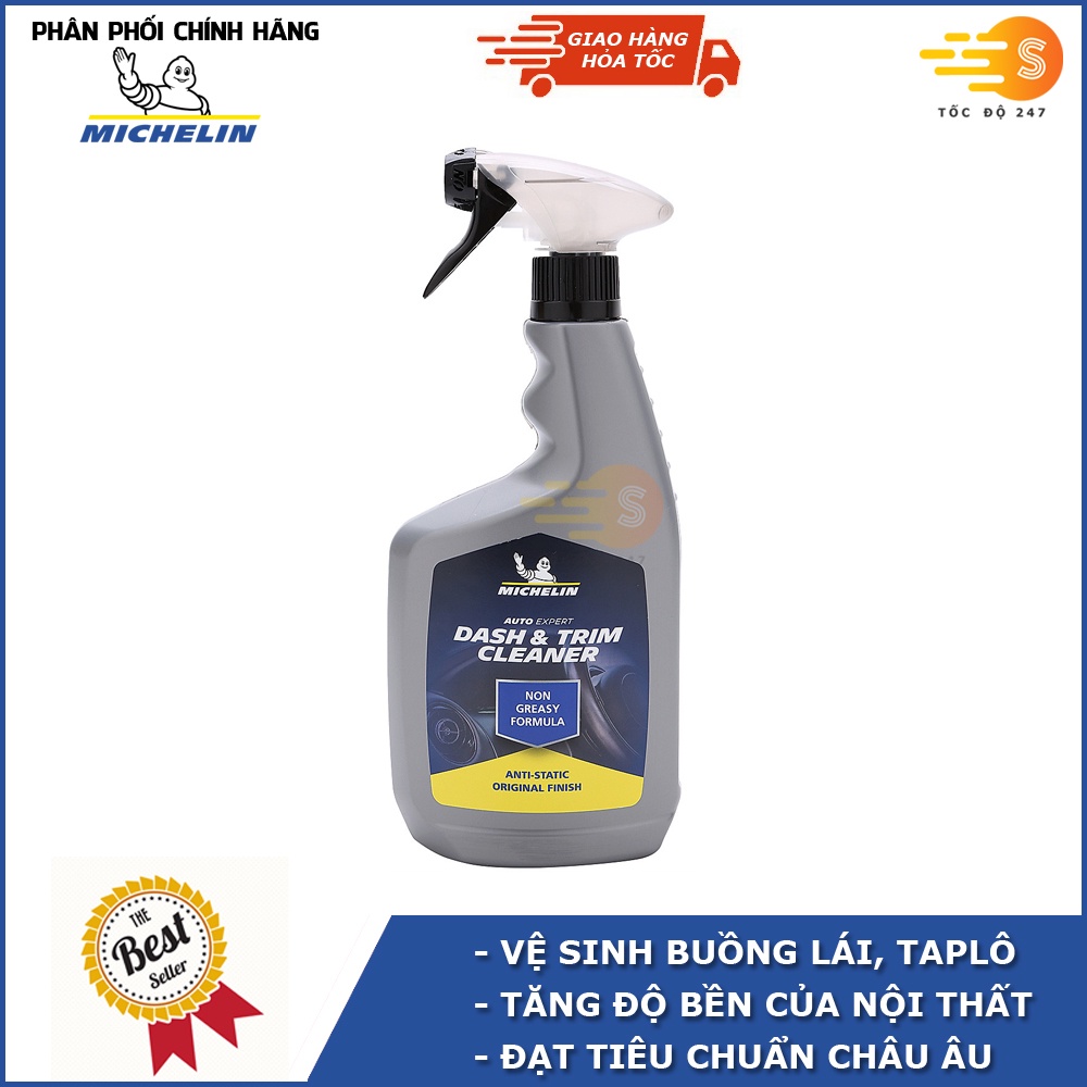 Dung dịch vệ sinh buồng lái Michelin Dash &amp; Trim Cleaner 31463