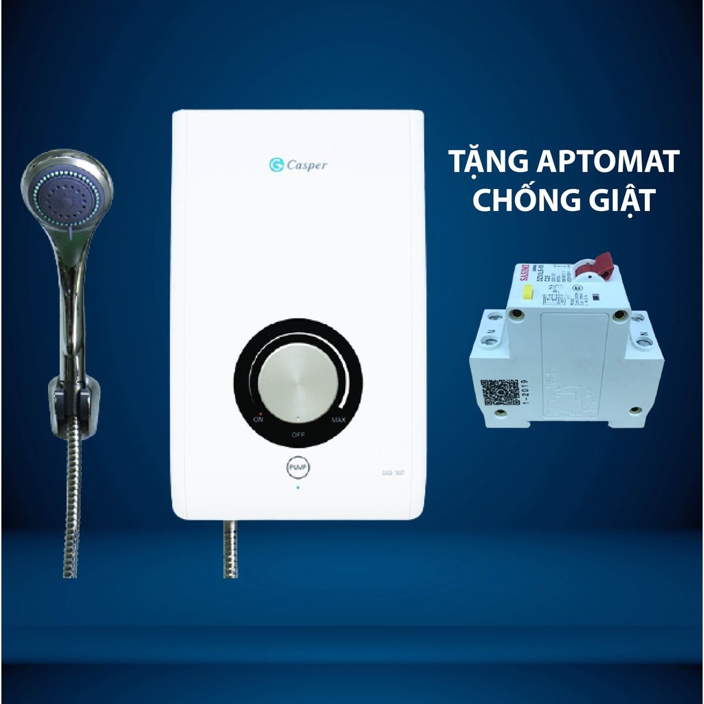 máy nước nóng trực tiếp có bơm casper , bình nóng lạnh gián tiếp chính hãng casper made in thailand
