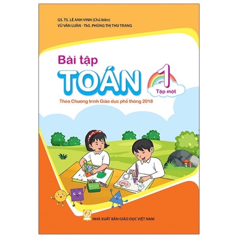 Sách - Bài Tập Toán Lớp 1 (Tập 1) - Theo chương trình giáo dục phổ thông năm 2018