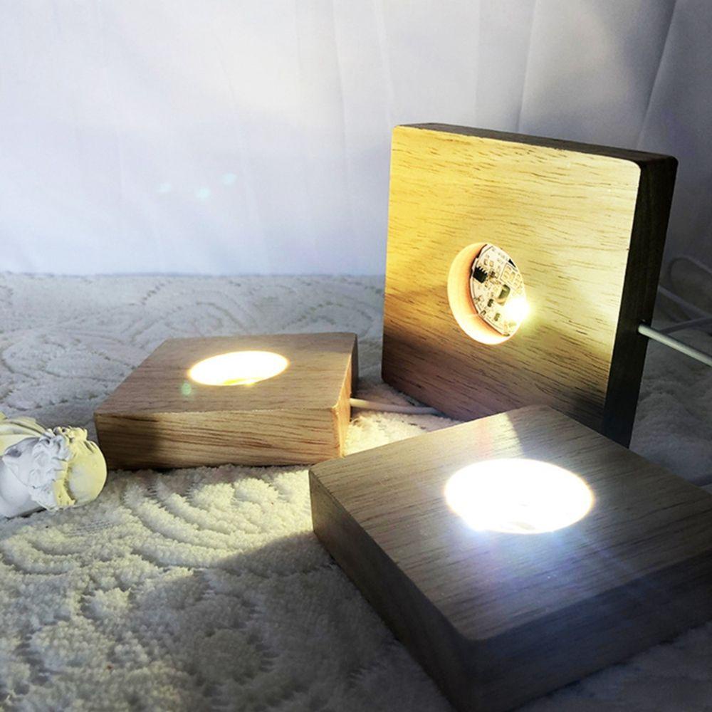 Đế Đèn NICKOLAS USB Nhiều Màu / Trắng|Giá Đỡ Trưng Bày Đèn LED Bằng Kính Có Thể Cuộc Sống Dài|Giá Đỡ Trưng Bày Trang Sức Tiện Lợi