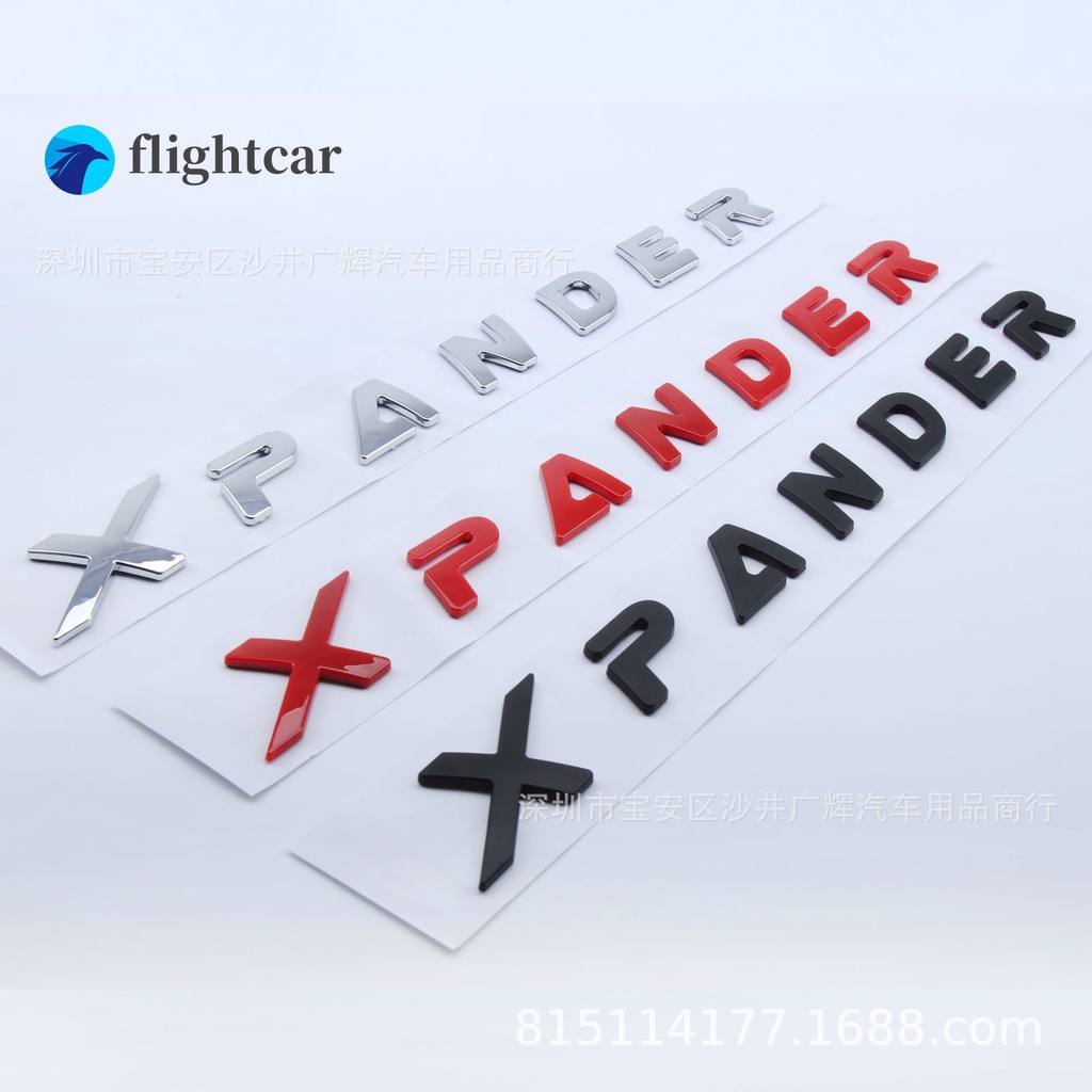 1 Nhãn Dán Trang Trí Xe Hơi Mitsubishi XPANDER In Chữ Tiếng Anh